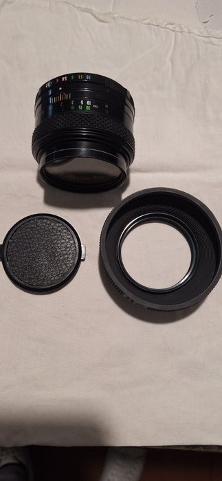 Objetiva máquina fotográfica