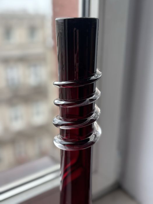 Wazon Tarnowiec Słuczan-Orkusz szklo prl