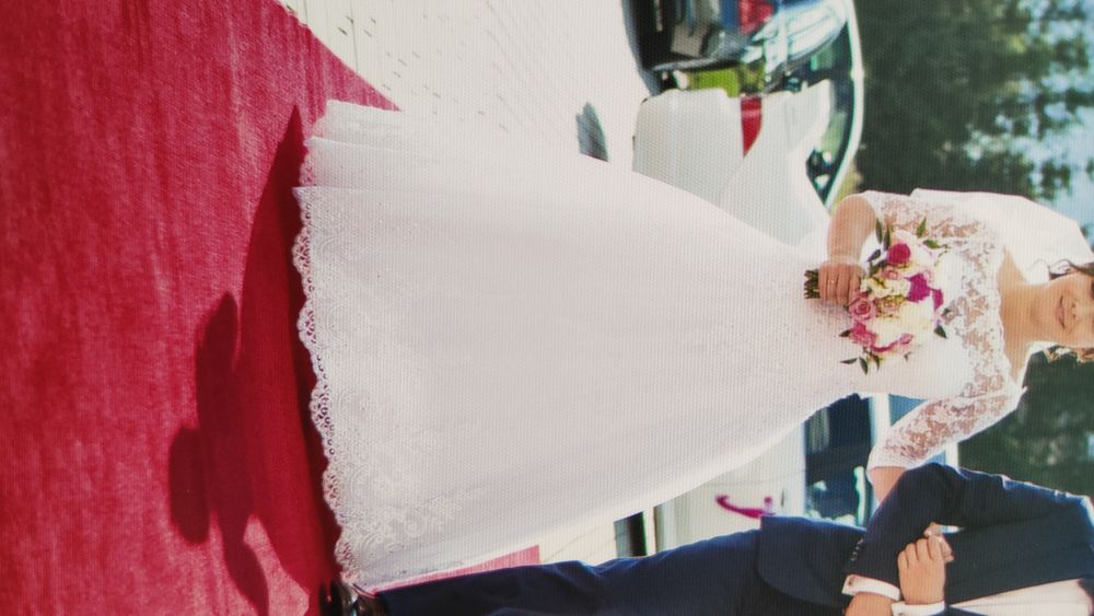 Piękna suknia ślubna