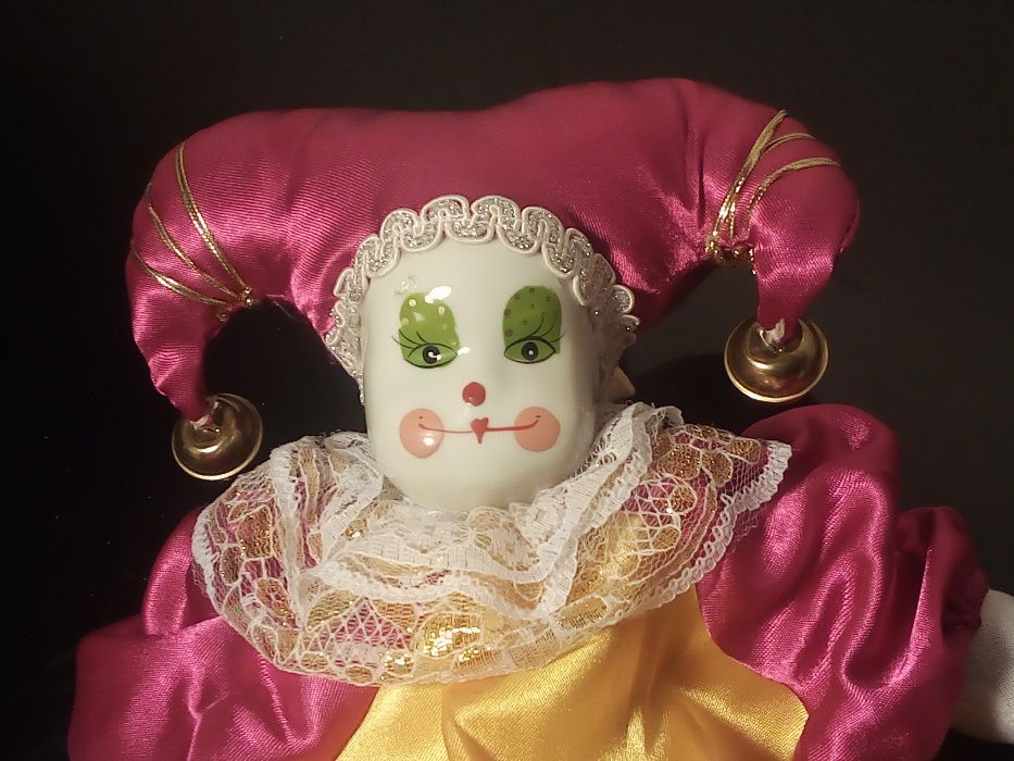 Arlequim em Porcelana. Novo!