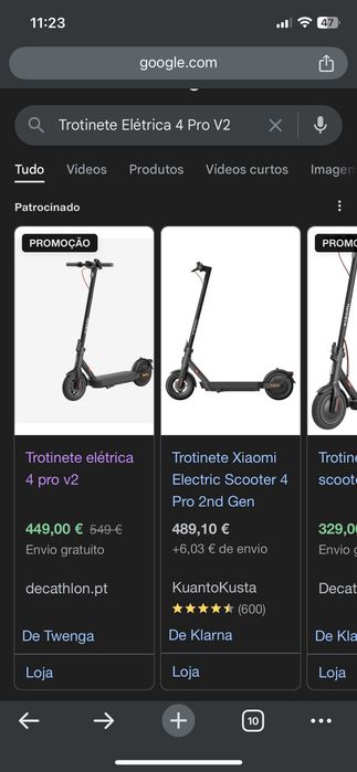 Trotinete Elétrica 4 Pro V2- Pra vender logo!