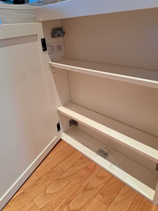 Móvel de Casa de Banho com Espelho – 60 cm