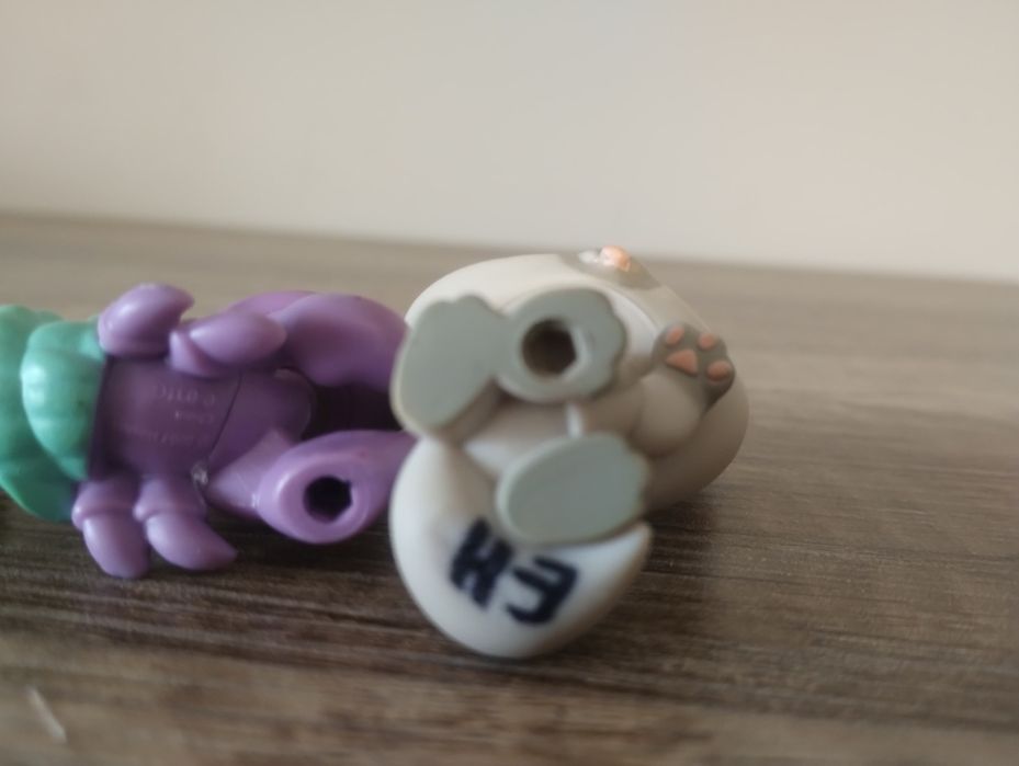 Littlest Pet Shop figurki krab żółwik skalar kotek