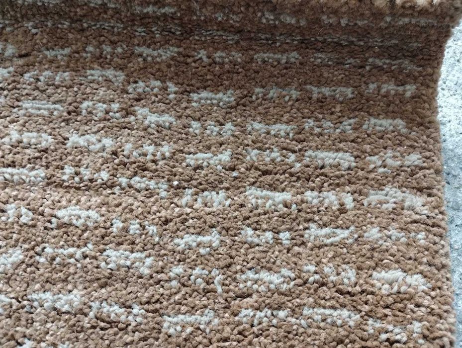 Tapete LANGSTED castanho claro pelo curto 170 x 240 cm