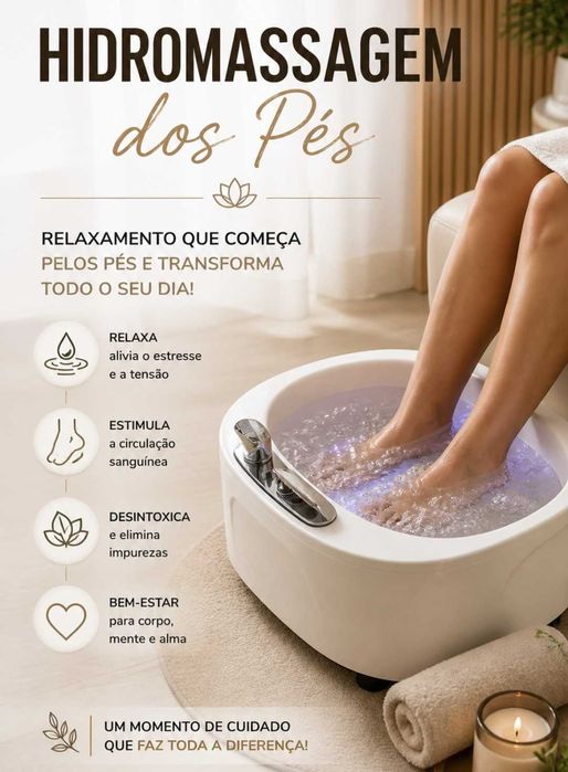 Terapia de Hidromassagem, SPA dos  Pés