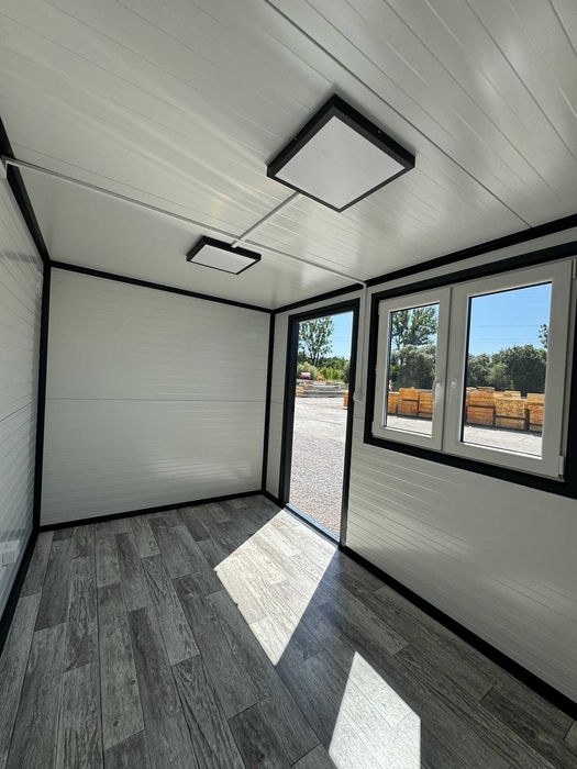 Pawilon 3,5m x 2,2m z płyty warstwowej 100mm Stróżówka Domek Dostawa