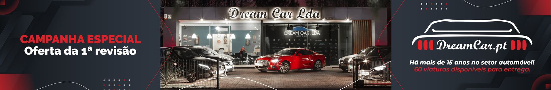 Dream Car Lda - Vagos top banner