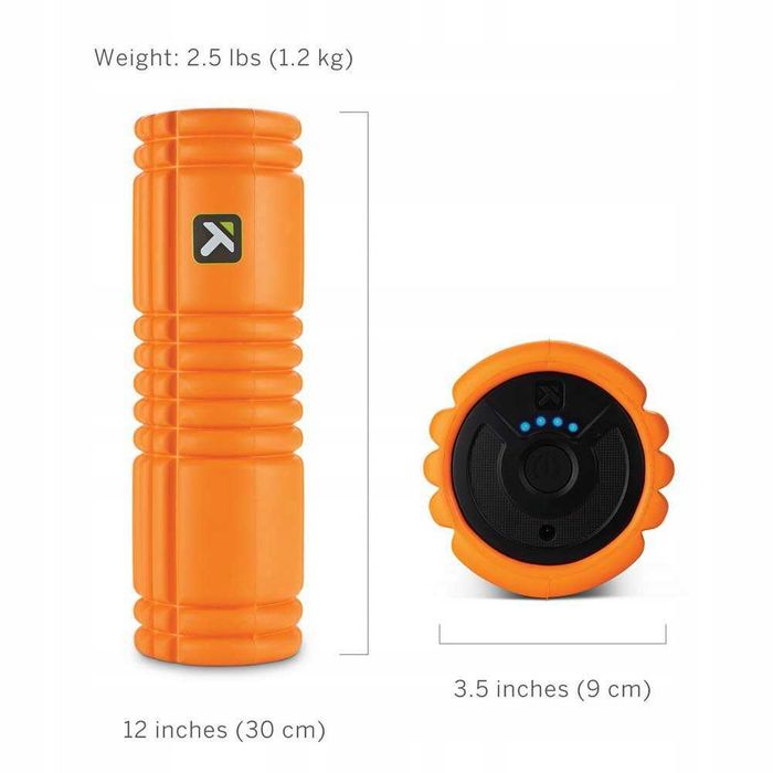Trigger Point Roller piankowy z funkcją wibracji, wałek do masażu