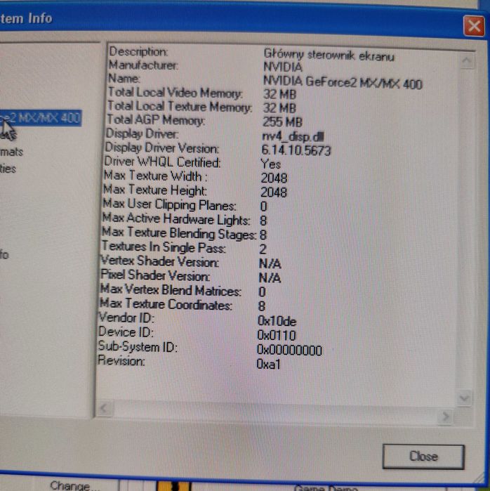 Geforce 2 400mx tv out