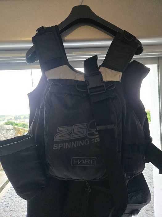 Fato bluefin neoprene xl e colete hart 25s spinning