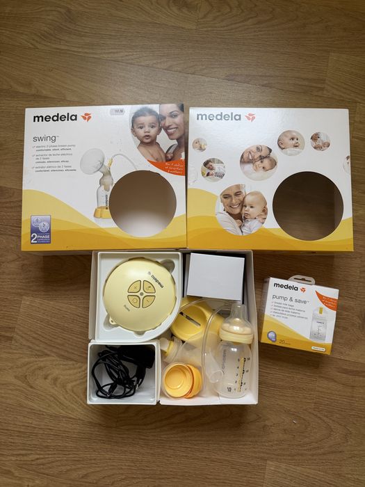 Medela Swing tira-leite + sacos armazenamento