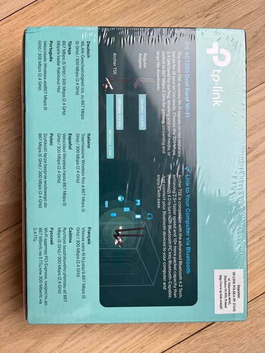 Karta sieciowa TP-Link Archer T5E WiFi AC1200 PCI-E