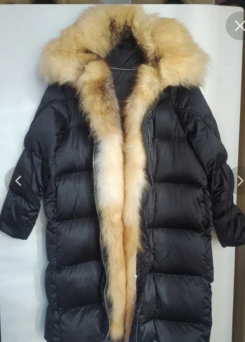 Kurtka puchowa lis rozmiar S