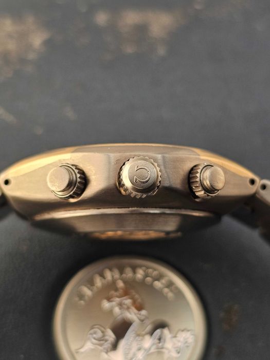 Omega Seamaster Polaris Automatic 18K gold/tytan największy 41 mm full