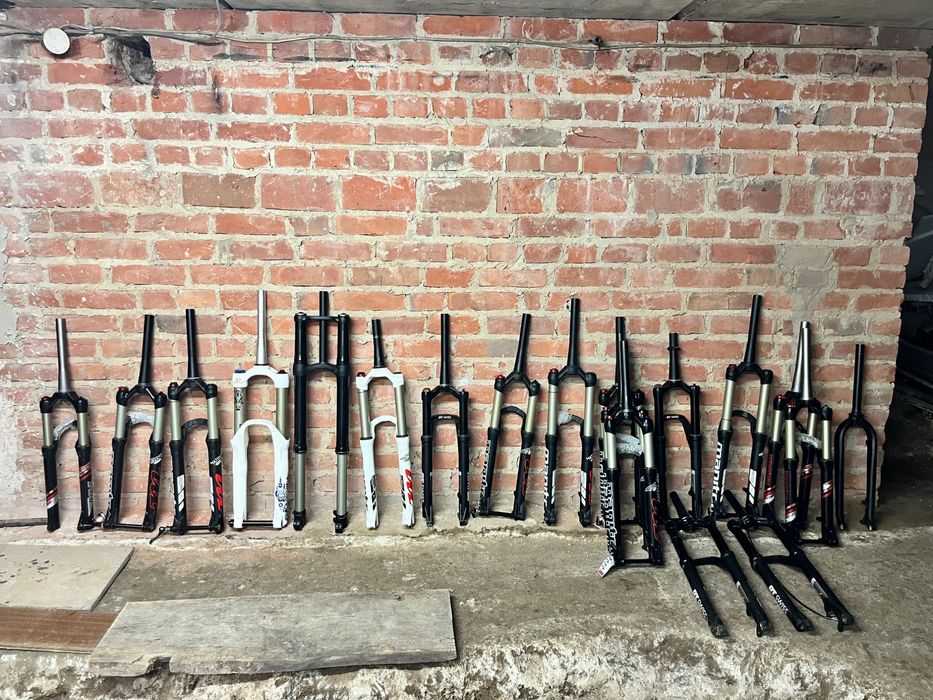 Amortyzatory rowerowe nowe, używane