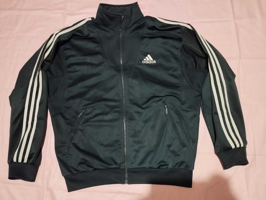 Спортивная кофта "Adidas", женская, тёмно-синяя б/у,р. 54