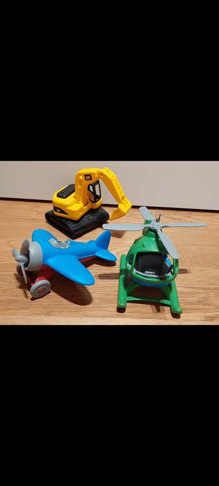 Zabawki Green Toys, samolot, helikopter