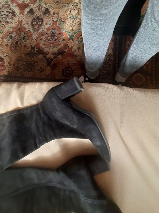 Kozaczki 37 zamsz naturalny