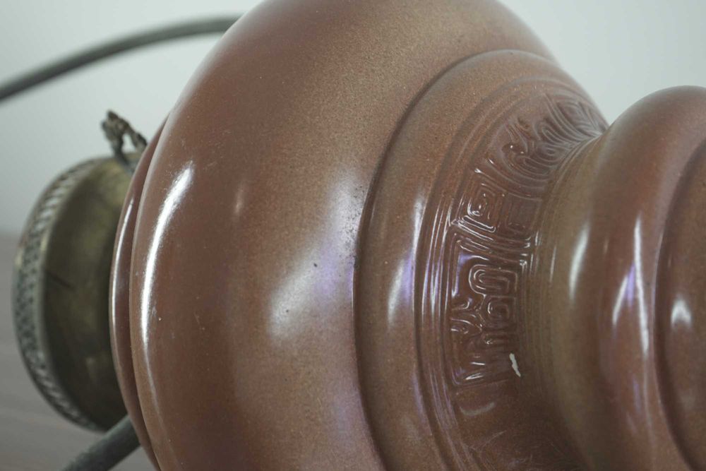 Candeeiro de teto antigo a Petróleo (Adaptado a Electrico)