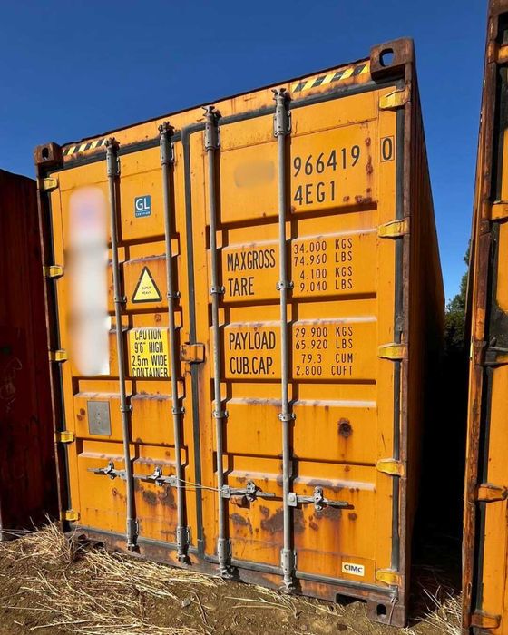 Contentor Marítimo 40' HC - 12 Metros Altura Extra