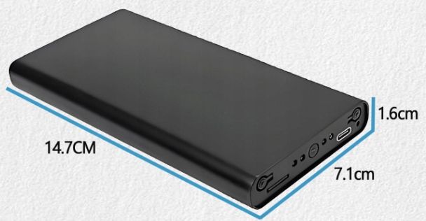 Minikamera Przenośna Szpiegowska 1080p NOKTOWIZOR Przenośny Powerbank