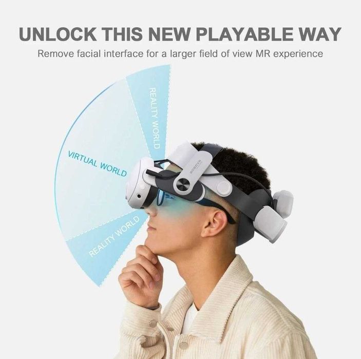 ‼️BOBOVR M3 Pro‼️ кріплення для Meta Quest 3 та 3s з додатковим акумулятором