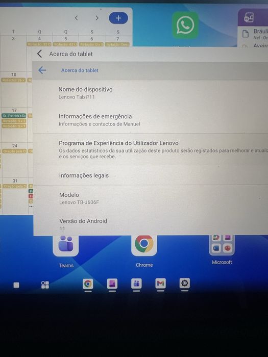 Tablet lenovo P11