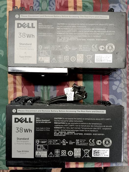 Pakiet 20szt oryginalnych baterii Dell RYXXH Latitude E5450