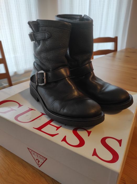 Kozaki skórzane Guess rozmiar 35