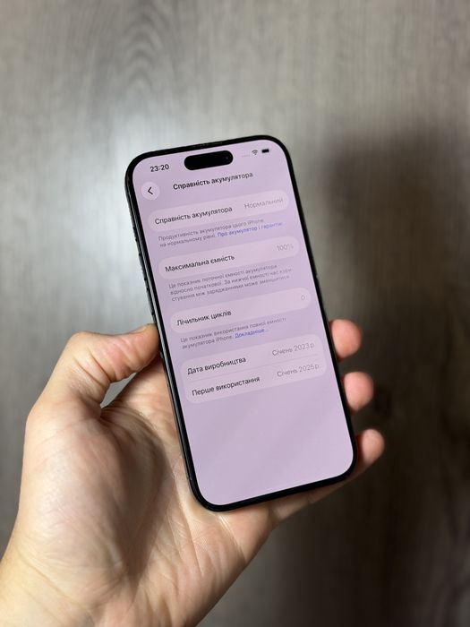 Iphone 15 pro 128 gb 100% фіз сім