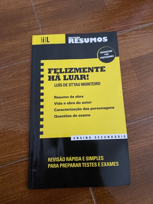 Livro resumos- Felizmente há Luar