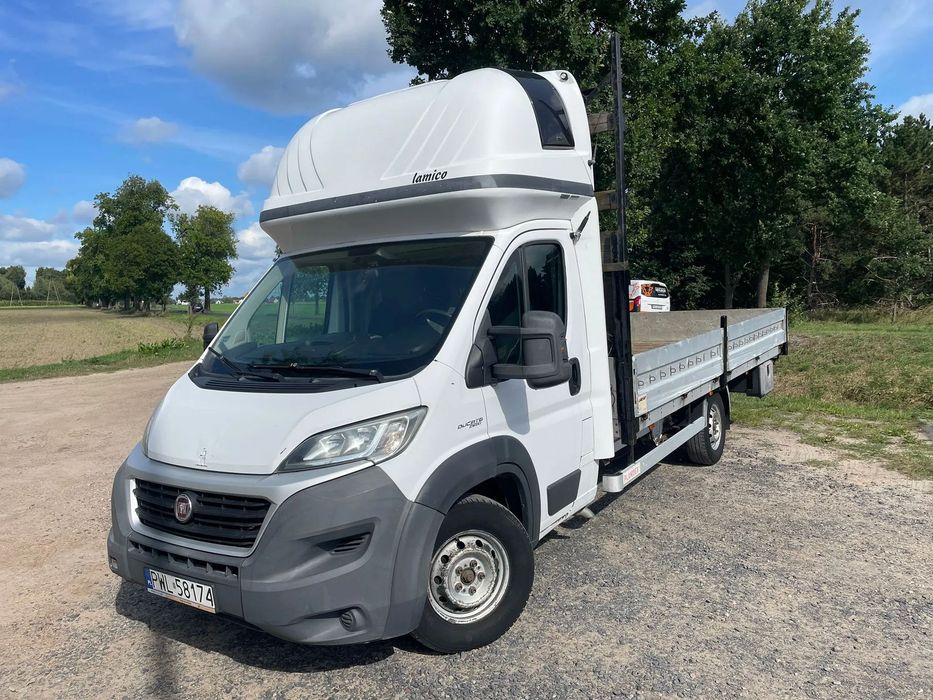 Fiat DUCATO  Fiat Ducato 2.3 | 2015 | 630 tys. km | SKRZYNIA 5 m | 3 OSOBY | VAT 23