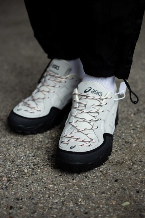 ‼️НОВІ Кросівки ASICS Gel-Pickax Light Grey Black
