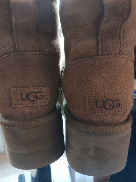 Bury śniegowce ugg  typu emu skóra  naturalna 40