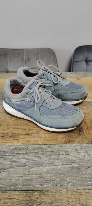 Buty sneakersy męskie skórzane Joya Tony II light blue rozmiar 42