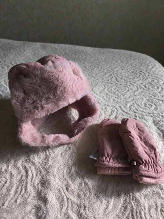 Набір Next на 1-2 роки шапка шолом і рукавиці