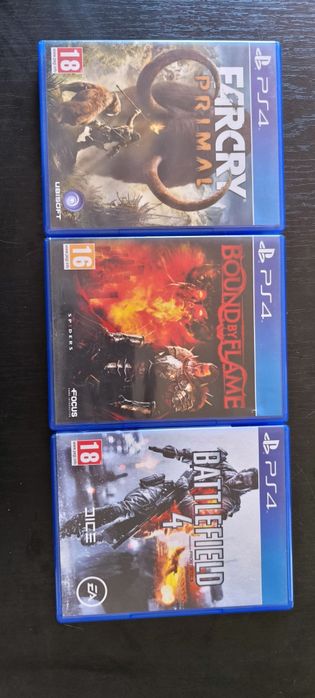 Bound by flame/Far cry primal/Battlefield 4 PlayStation 4