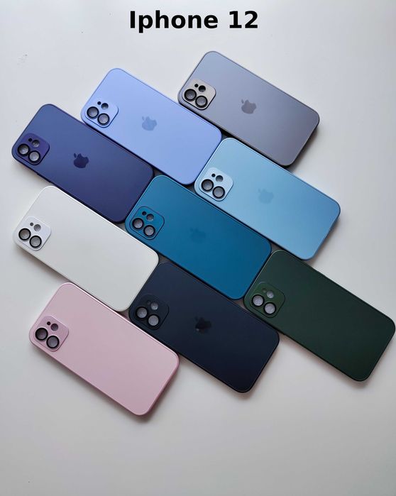Скляний чохол на Iphone 11 / 12 про pro чехол