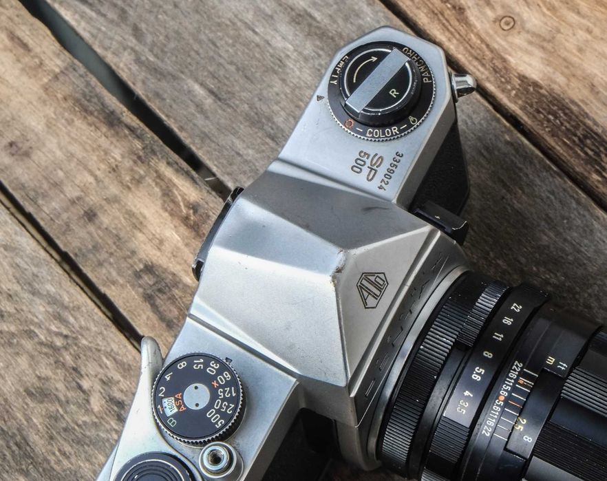 Asahi Pentax SP500 c/obj Super-Takumar 120mm f: 3.5