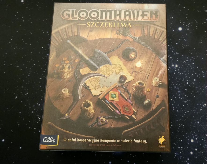 Gloomhaven Szczęki Lwa + insert + pomalowane figurki + koszulki