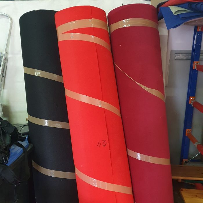 Wykladzina gruba welur targowa 2szer szara beżowa czerwona granat inn