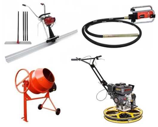 Wynajem wypożyczalnia wibrator do betonu buława betoniarka zacieraczka