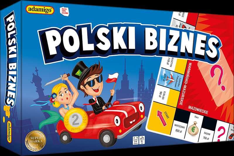 Adamigo gra planszowa POLSKI BIZNES