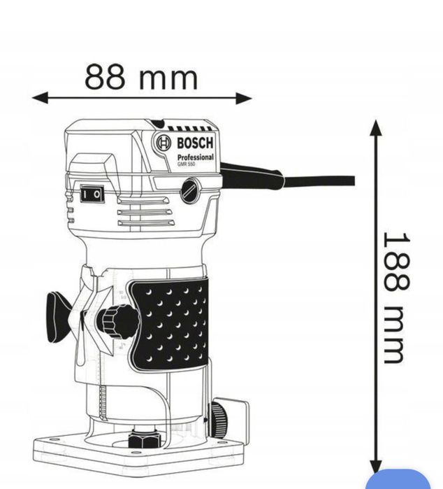 Фрезер Bosch GKF 550 Professional