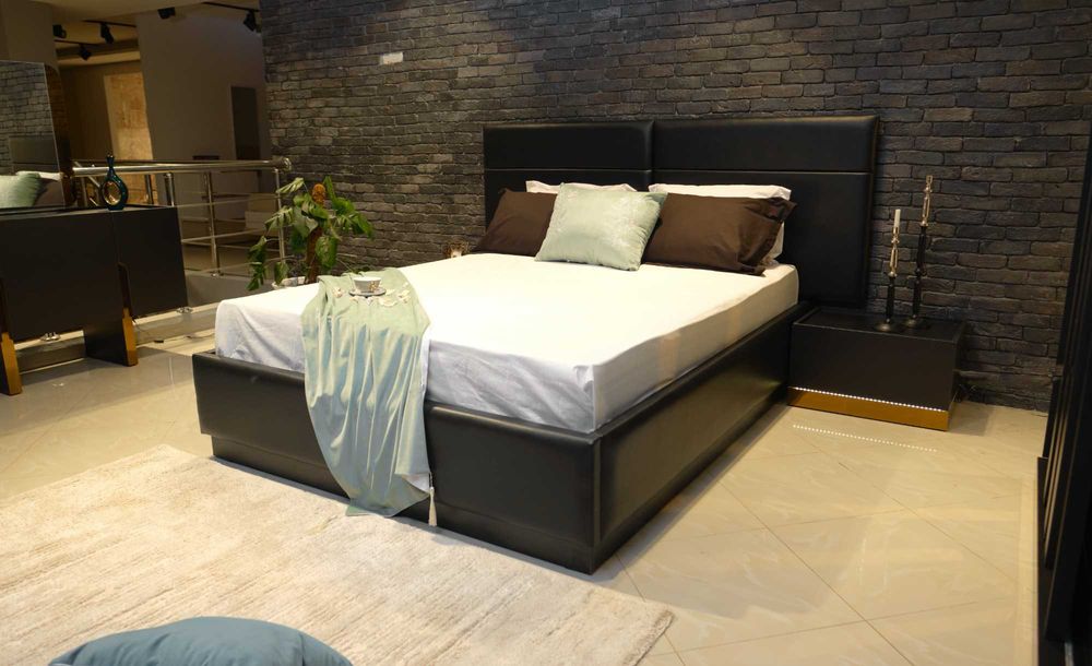 Conjunto Quarto Completo Casal Novo | Cama Roupeiro Cómoda Mesa