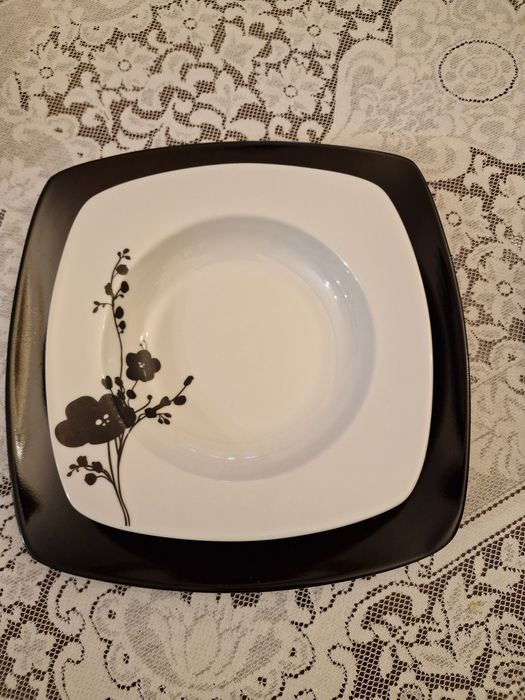 Conjunto Pratos Gato Preto