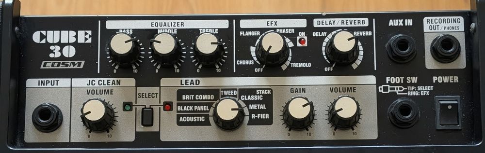 Amplificador Guitarra - Roland Cube 30