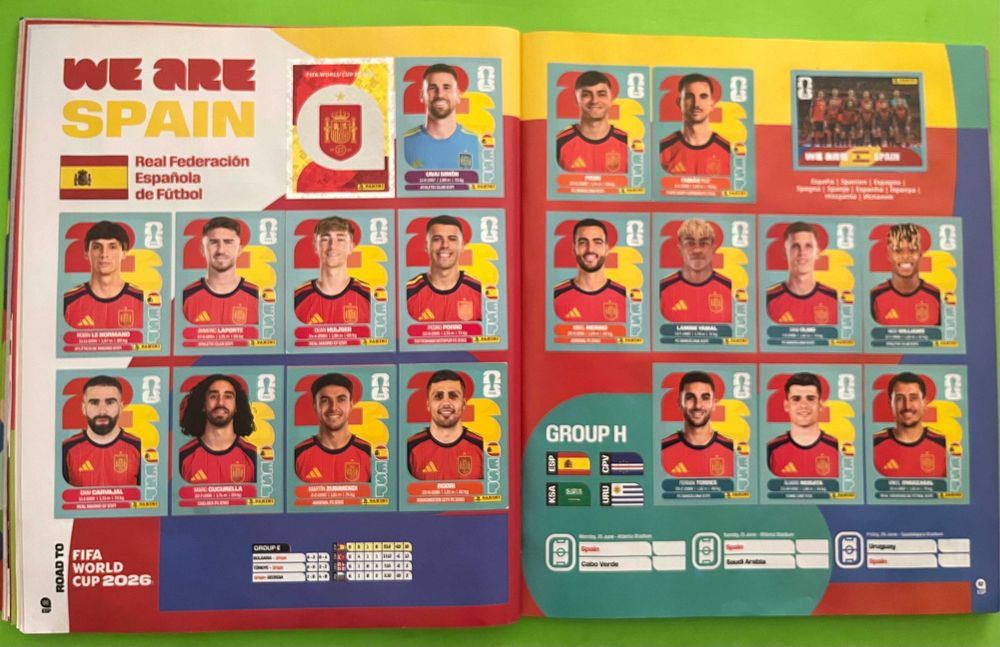 Album Panini da Copa do Mundo da FIFA 2026 COMPLETO + Cromos da Coca-Cola ORIGINAL