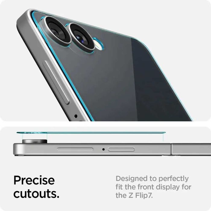 Защитное стекло Spigen EZ FIT 2-Pack для Samsung Galaxy Flip 7 Clear