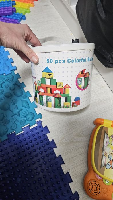 Сортер, кубики дерев'яні